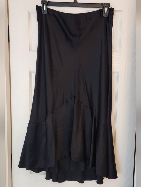 Ralph Lauren Dresses & Skirts - Ralph Lauren 100% Silk Flare Midi Skirt Size 12